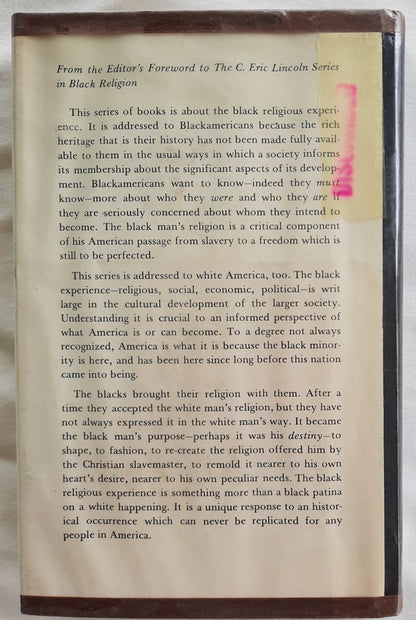 Black Preaching by Henry H. Mitchell (Good, 1970, HC, 248 pages, J.B. Lippincott Co.)