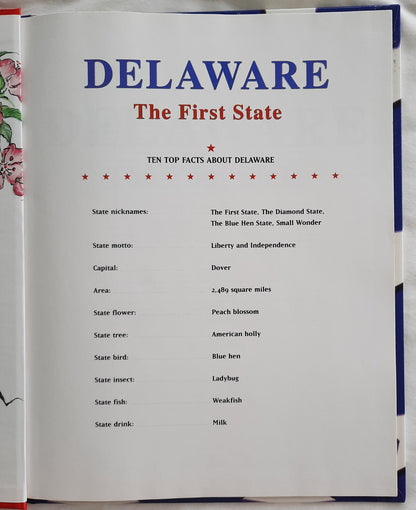 Delaware the First State by Alexandra Hanson-Harding (Like new, 2000, HC, 28 pages, Jim Henson Co.)