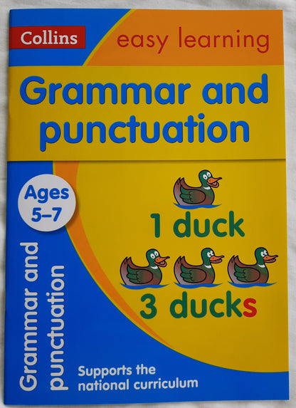 Collins Easy Learning Grammar and Punctuation Ages 5-7 by Rachel Grant (New, 2015, Pbk, 33 pages, HarperCollins)