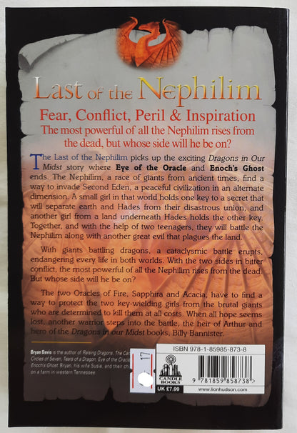 Last of the Nephilim #3 by Bryan Davis (Oracles of Fire, New, 2008, Pbk, 435 pages, Lion Hudson)