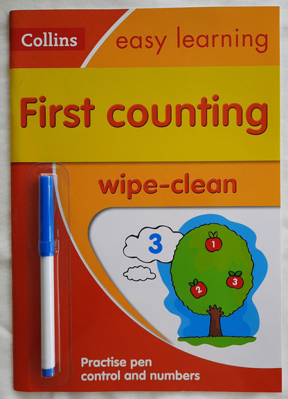 Collins Easy Learning First Counting Wipe-Clean by John Goulding (New, 2020, Pbk, 23 pages, HarperCollins)