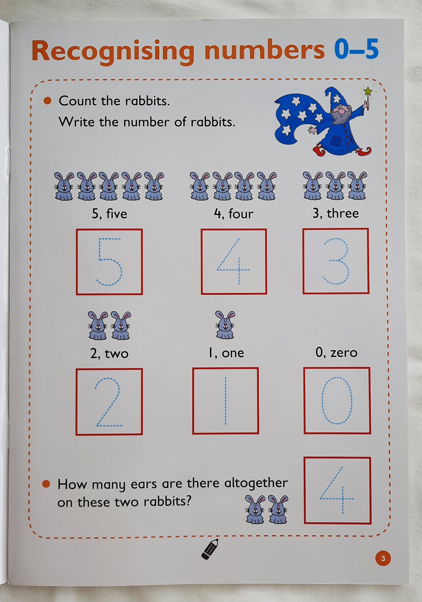 Collins Easy Learning First Counting Wipe-Clean by John Goulding (New, 2020, Pbk, 23 pages, HarperCollins)