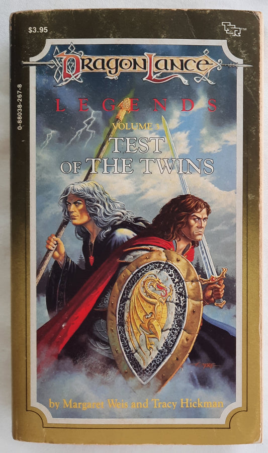 Dragon Lance: Legends Volume 3: Test of the Twins by Margaret Weis; Tracy Hickman (Good, 1986, Pbk, 349 pages, TSR, Inc.)