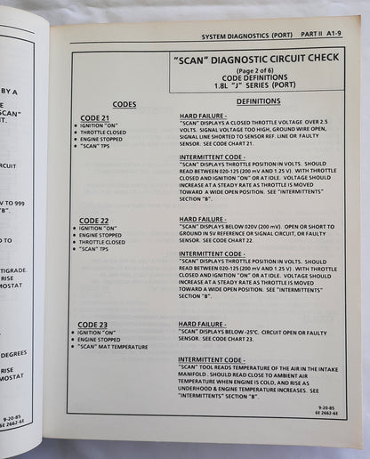 GM Expertec Driveability and Emissions Diagnostics 1986 Port Fuel Injection by General Motors Corp. (Good, 1988, Pbk)