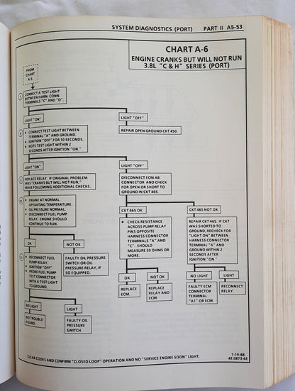 GM Expertec Driveability and Emissions Diagnostics 1986 Port Fuel Injection by General Motors Corp. (Good, 1988, Pbk)