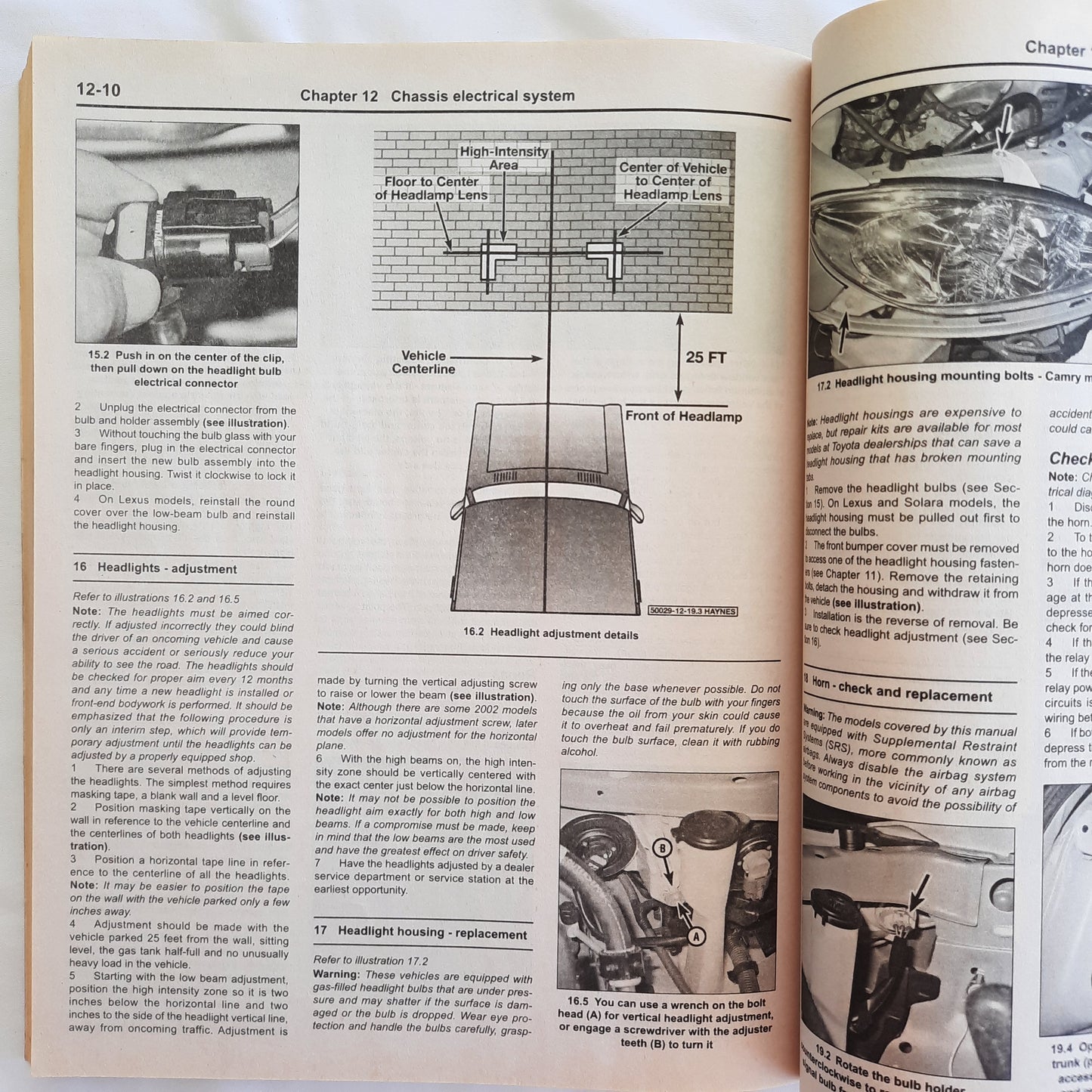 Haynes Repair Manual: Toyota Camry 2002 thru 2006 by Len Taylor (Good, 2013, Pbk)