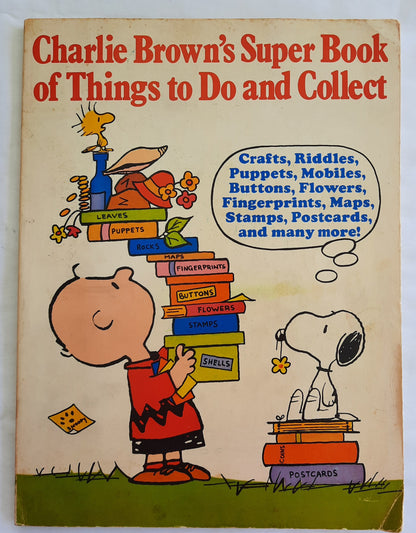 Charlie Brown's Super Book of Things to Do and Collect by Eleanor Ehrhardt (Good, 1975, Pbk, 80 pages, Random House)