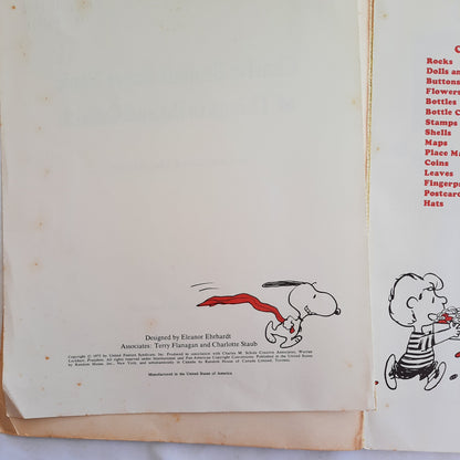 Charlie Brown's Super Book of Things to Do and Collect by Eleanor Ehrhardt (Good, 1975, Pbk, 80 pages, Random House)