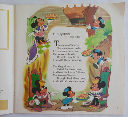 Disney's Mother Goose Rhymes by Fisher Price (Good, 1979, Pbk, 24 pages)