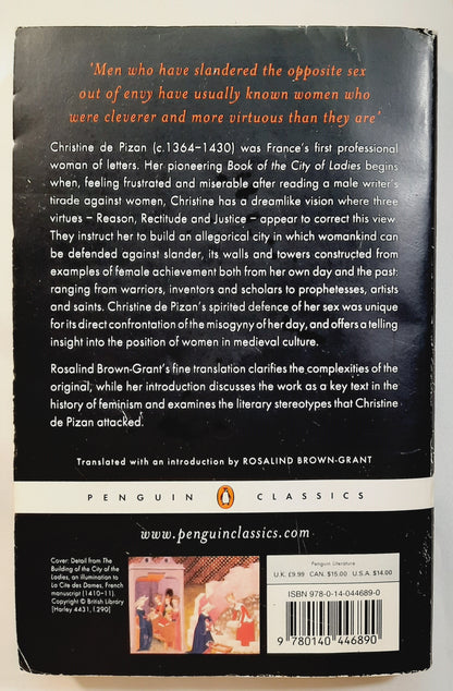 The Book of the City of Ladies by Christine de Pizan (Good, 1999, Pbk, 284 pages, Penguin Classics)