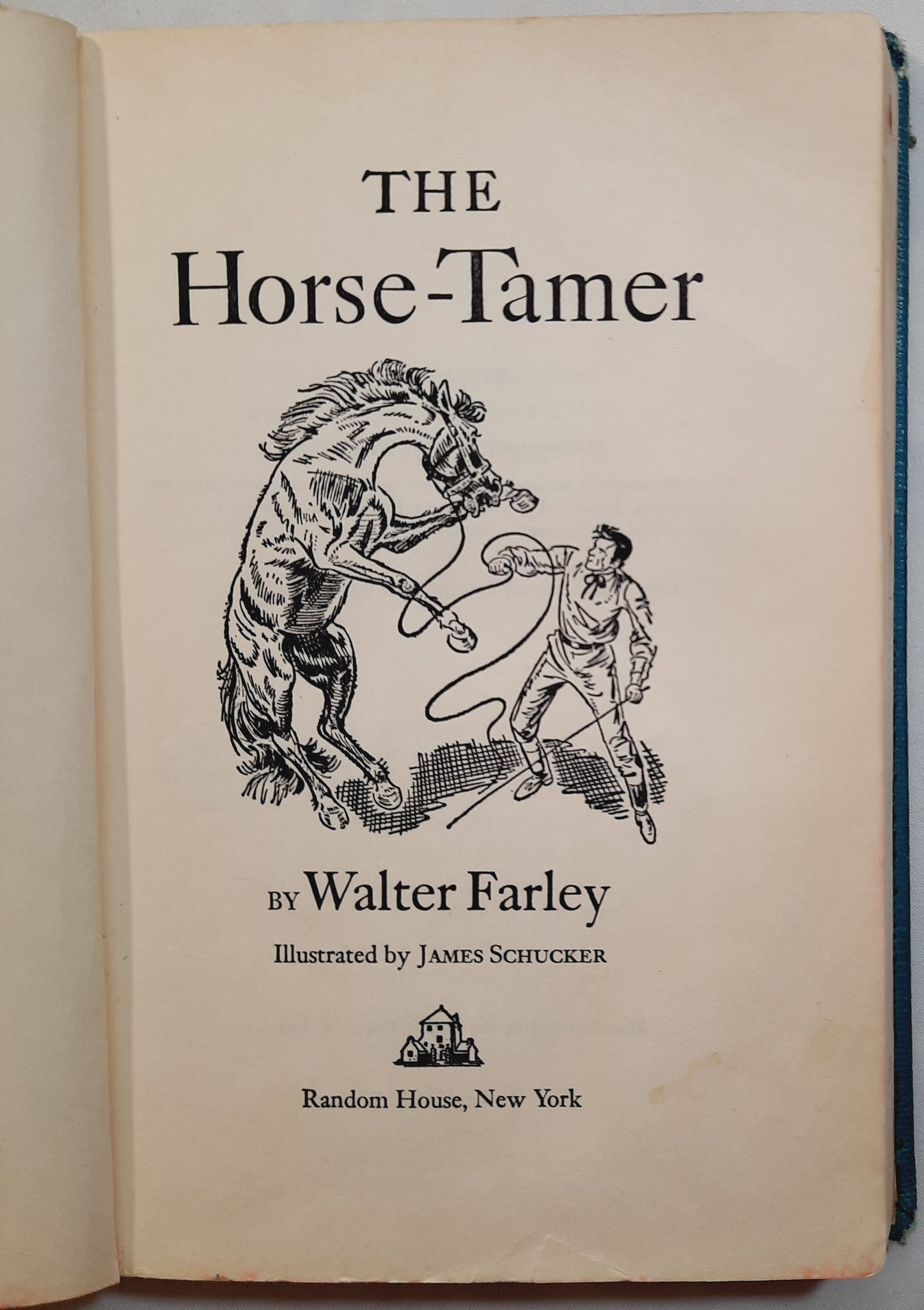 The Horse-Tamer #14 by Walter Farley (Acceptable, 1958, HC, 175 pages, Random House)