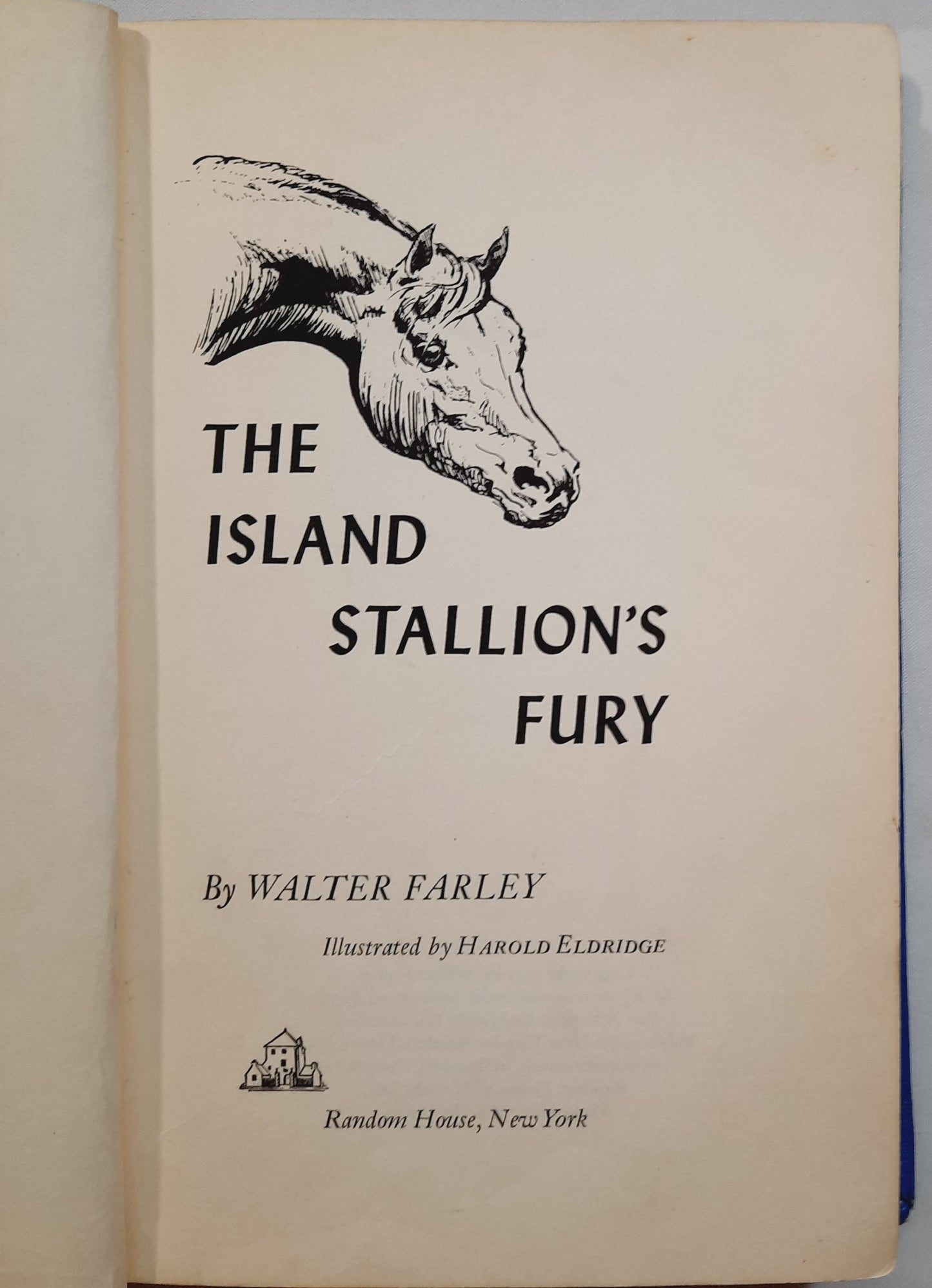 The Island Stallion's Fury #7 by Walter Farley (Acceptable, 1951, HC, 246 pages, Random House)