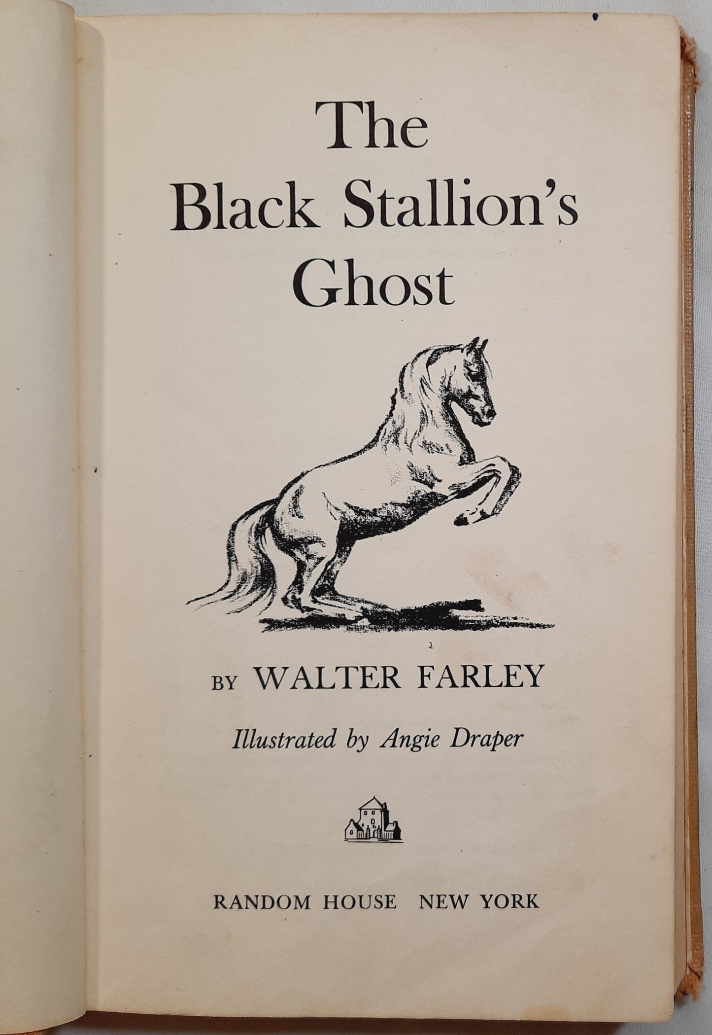 The Black Stallion's Ghost #17 by Walter Farley (Good, 1977, HC, 187 pages, Random House)