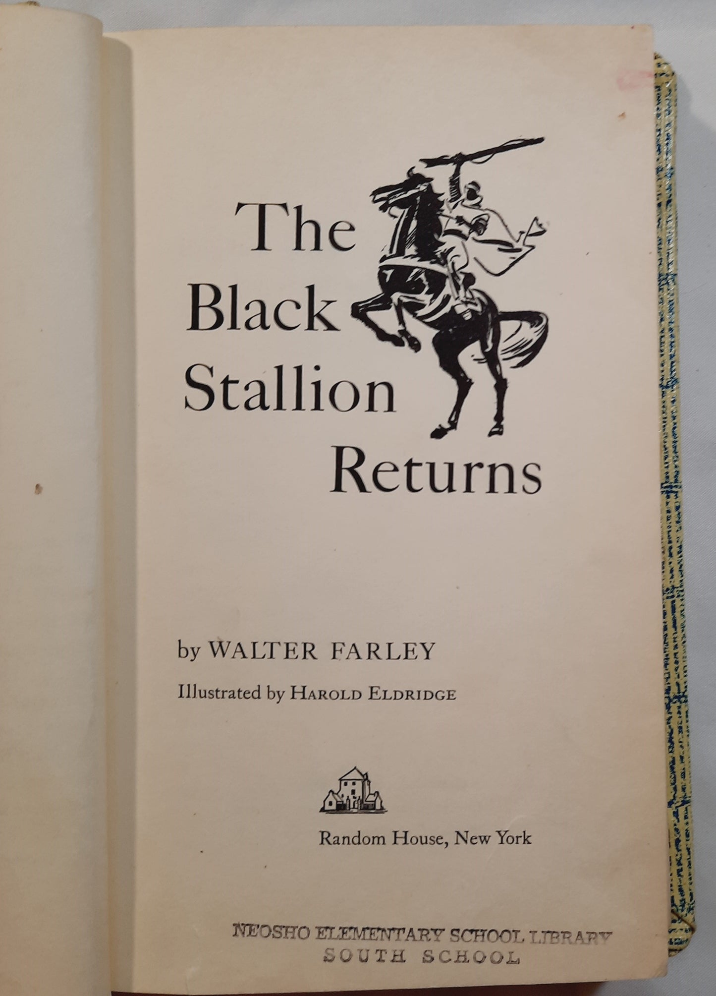 The Black Stallion Returns #2 by Walter Farley (Good, 1945, HC, 245 pages, Random House)