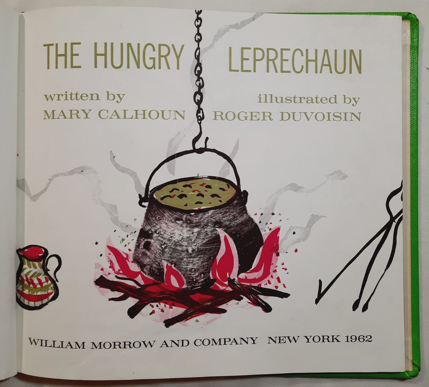 The Hungry Leprechaun by Mary Calhoun (Good, 1962, HC, William Morrow and Co.)