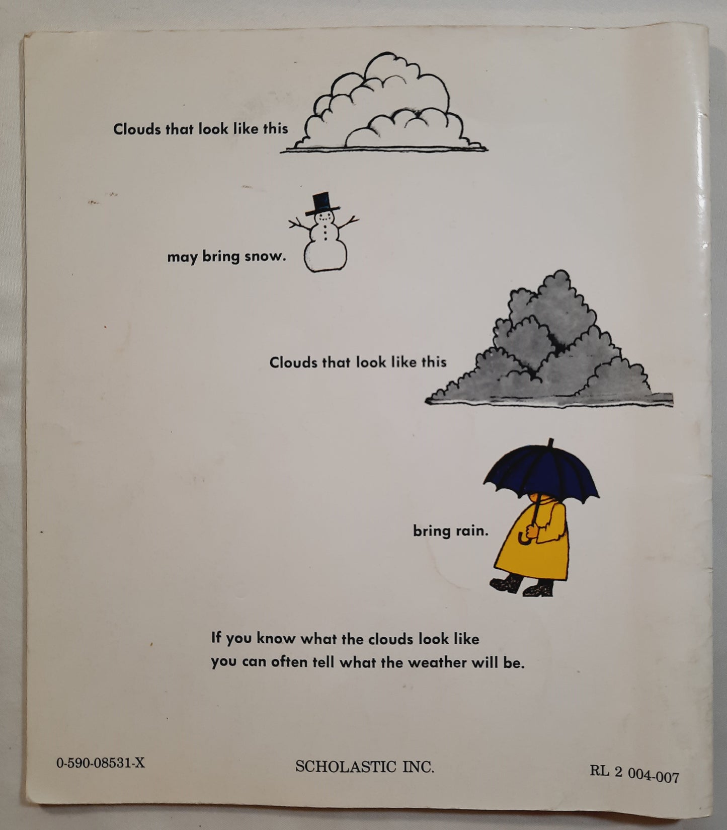 The Cloud Book by Tomie de Paola (Good, 1975, Pbk, 32 pages, Scholastic)