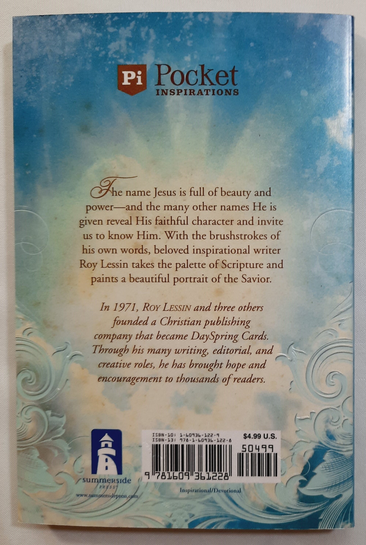 Jesus Name Above All Names 68 Devotions by Roy Lessin (Very good, 2011, Pbk, 144 pages, Summerside Press)