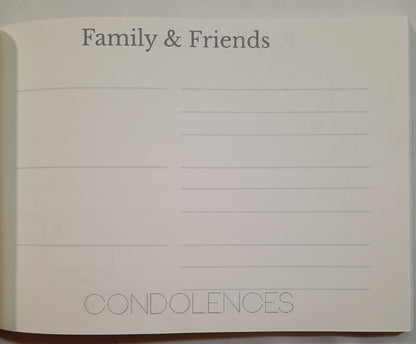 Funeral Guest Book (New, 2018, Pbk, 108 pages, CreateSpace)