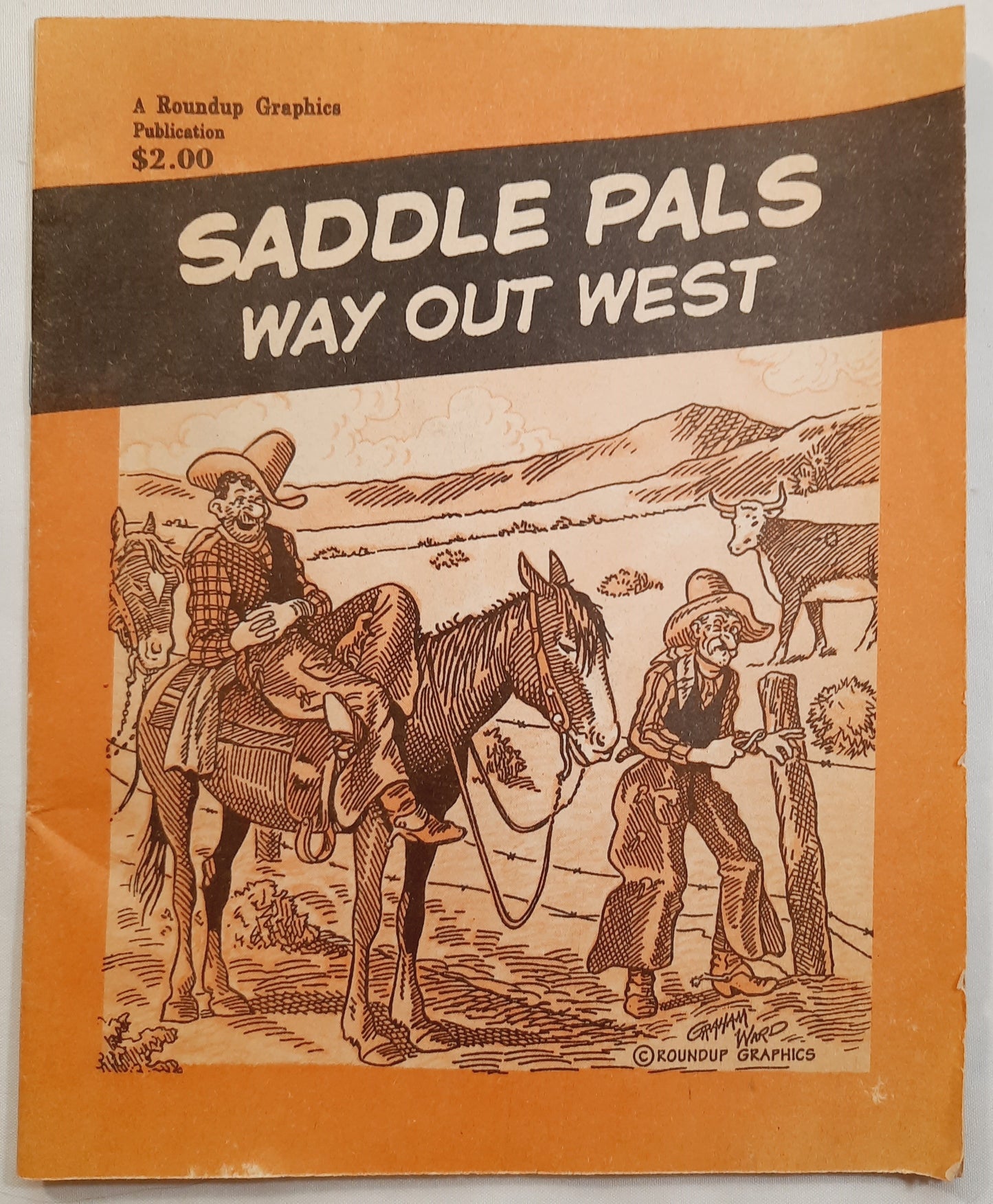 Saddle Pals Way Out West by Graham Ward (Good, Pbk, 30 pages, Roundup Graphics/Kerrville Daily Times)