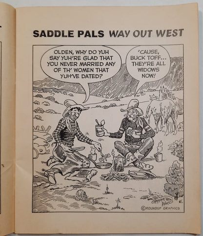 Saddle Pals Way Out West by Graham Ward (Good, Pbk, 30 pages, Roundup Graphics/Kerrville Daily Times)