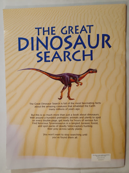 The Great Dinosaur Search by Rosie Heywood (Very good, 2001, Pbk, 32 pages, Scholastic)