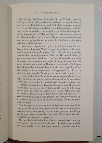 Truth and Duty: The Press, the President, and the Privilege of Power by Mary Mapes (Very good, 2005, HC, 371 pages, St. Martin's Press)