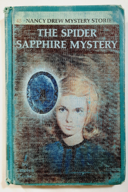 The Spider Sapphire Mystery by Carolyn Keene (Nancy Drew, Good, 1968, HC, 176 pages, Grosset & Dunlap)