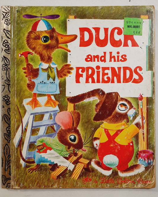 Duck and His Friends by K. and B. Jackson; Richard Scarry (Good, 1977, HC, Golden Press)