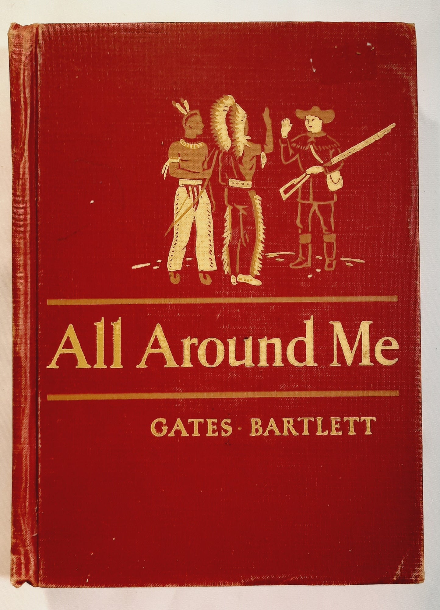 The MacMillan Readers: All Around Me by Arthur Gates; Mary M. Bartlett (Good, 1952, HC, 440 pages, MacMillan Co)