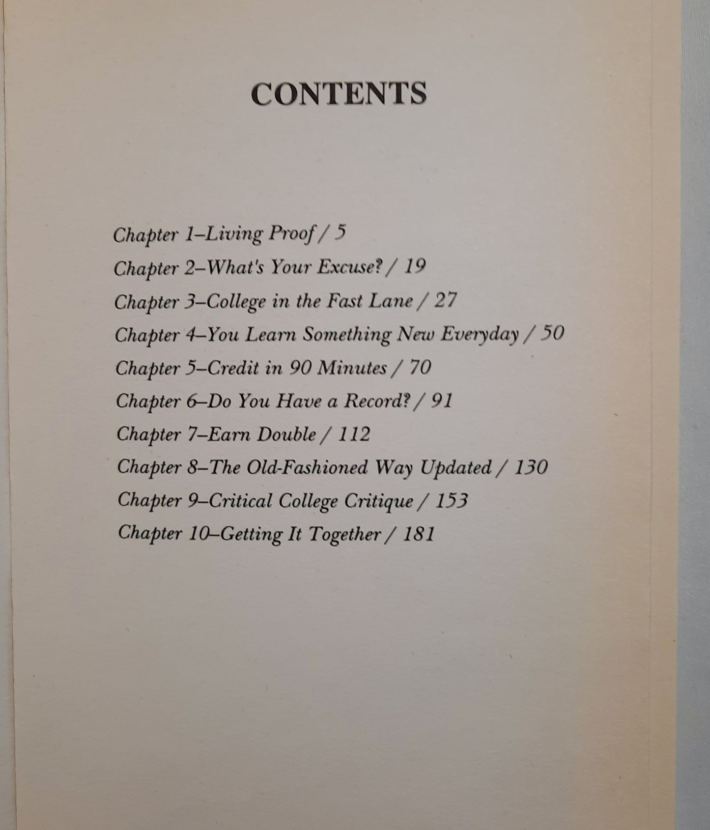 One Year to a College Degree by Lynette Long; Eileen Hershberger (Good, 1992, Pbk, 205 pages, Huntington House)