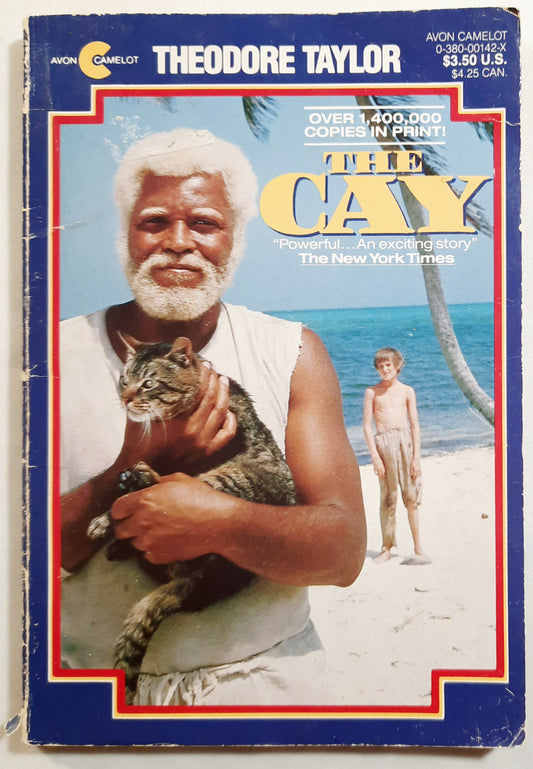 The Cay by Theodore Taylor (Signed by Author, Good, 1970, Pbk, 144 pages, Avon Camelot)