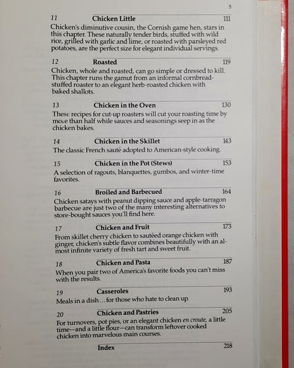 365 Ways to Cook Chicken by Cheryl Sedaker (Good, 1986, HC, 224 pgs, Harper & Row)