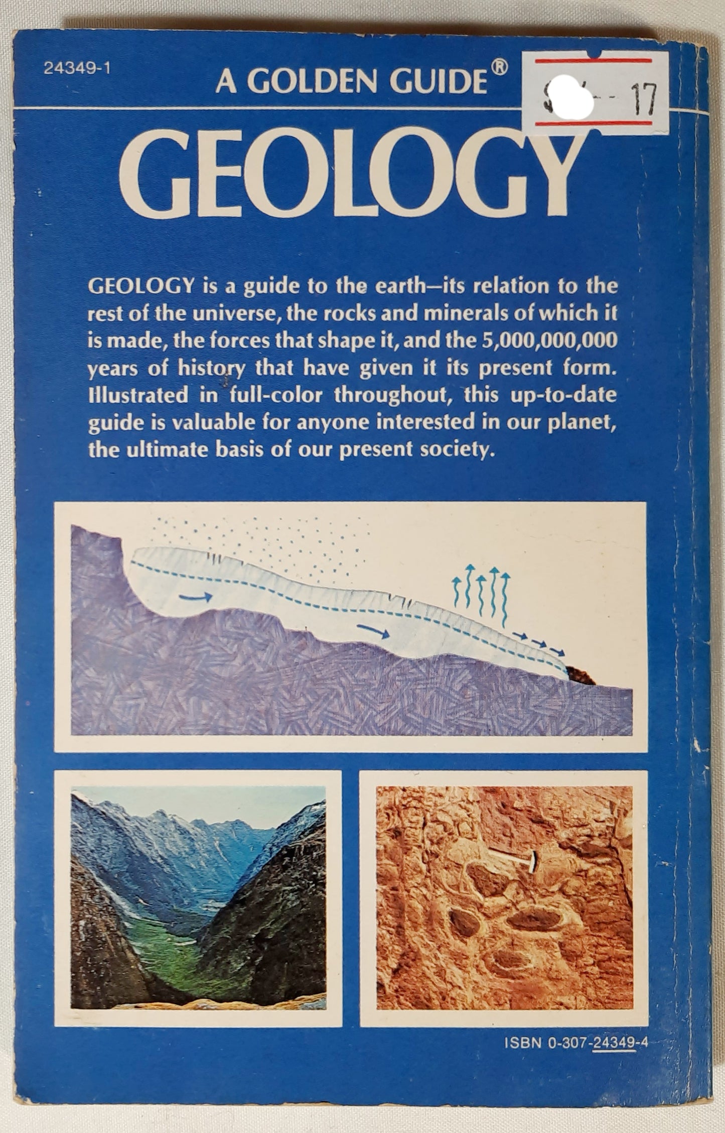 A Golden Guide: Geology by Frank H.T. Rhodes (Good, 1972, Pbk, 160 pages, Golden Press)