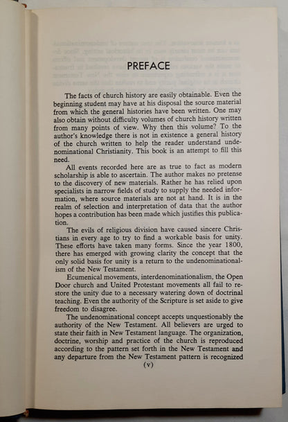 The Eternal Kingdom: A History of the Church of Christ by F. W. Mattox (Good, 1961, HC, 351 pages, Gospel Light Publishing)