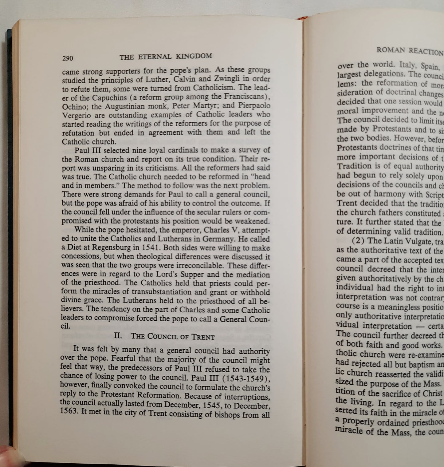 The Eternal Kingdom: A History of the Church of Christ by F. W. Mattox (Good, 1961, HC, 351 pages, Gospel Light Publishing)