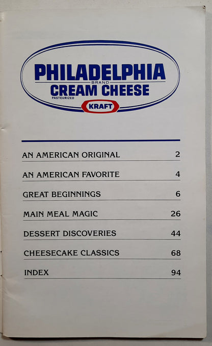 Favorite Recipes: Philadelphia Cream Cheese by Kraft (Good, April 1998, PBk, 96 pgs)