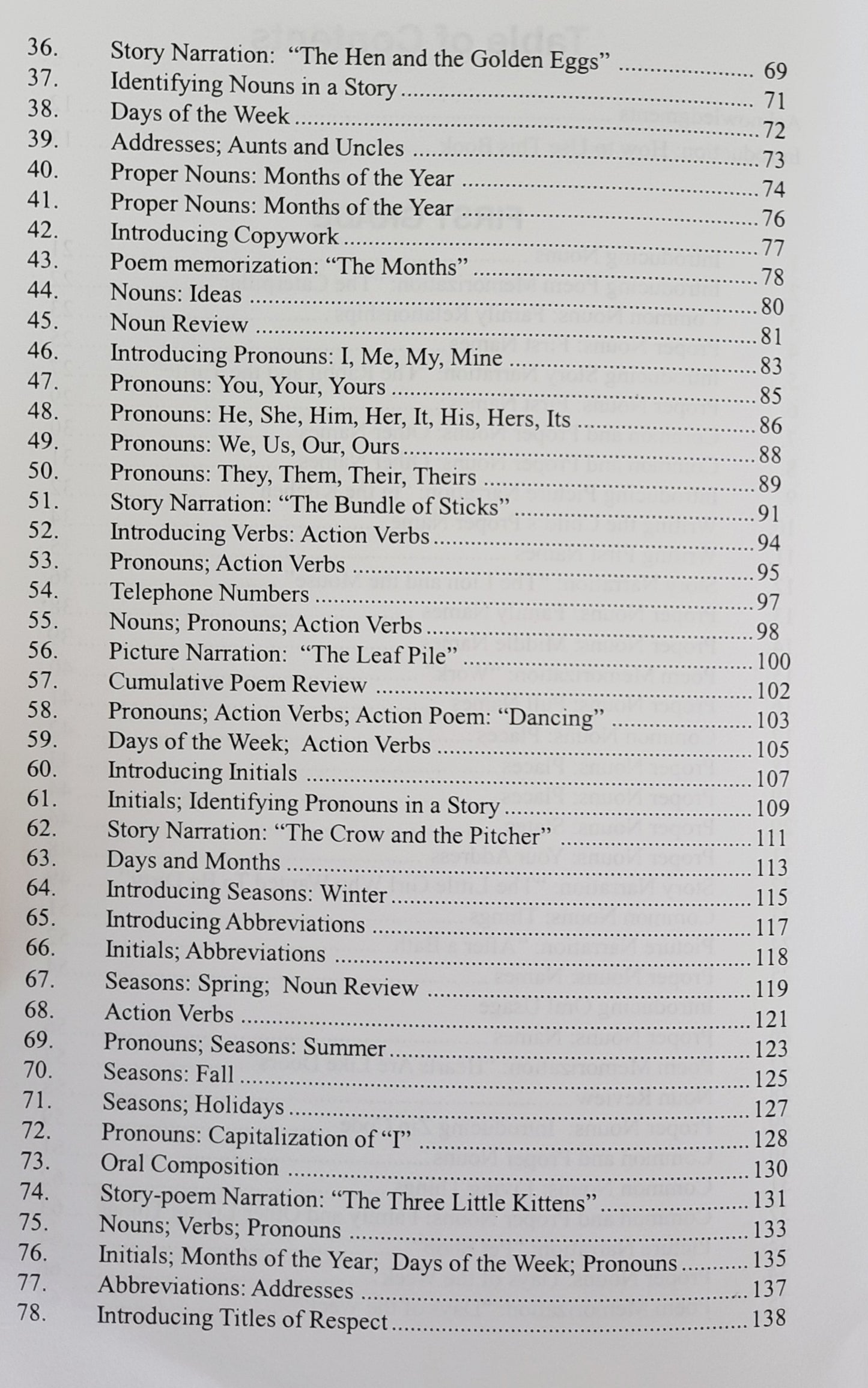 First Language Lessons for the Well-Trained Mind Levels 1 & 2 by Jessie Wise (Good, 2003, Pbk, 422 pages, Peace Hill Press)