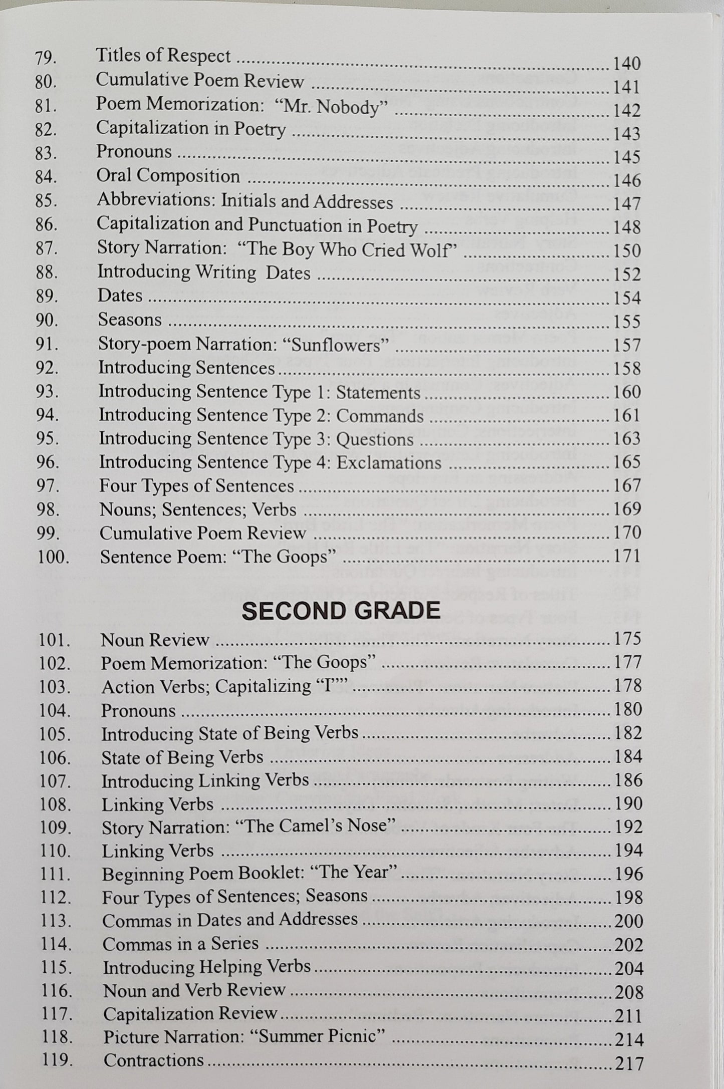 First Language Lessons for the Well-Trained Mind Levels 1 & 2 by Jessie Wise (Good, 2003, Pbk, 422 pages, Peace Hill Press)