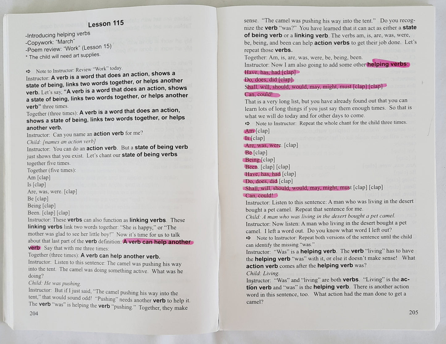 First Language Lessons for the Well-Trained Mind Levels 1 & 2 by Jessie Wise (Good, 2003, Pbk, 422 pages, Peace Hill Press)