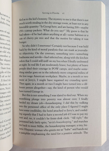 Nickel and Dimed: On (Not) Getting By in America by Barbara Ehrenreich (Very Good, 2011, Pbk, 244 pages, Picador)