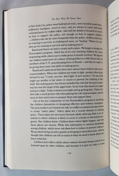 Fist Stick Knife Gun: A Personal History of Violence in America by Geoffrey Canada (Good, 1995, HC, 179 pages, Beacon Press)