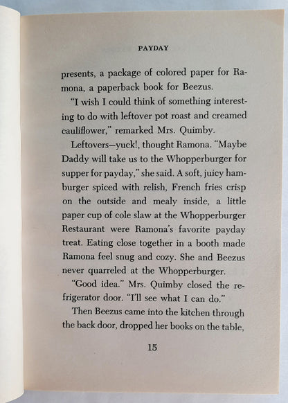 Ramona and Her Father by Beverly Cleary (Good, 1998, Pbk, 187 pages, Scholastic)