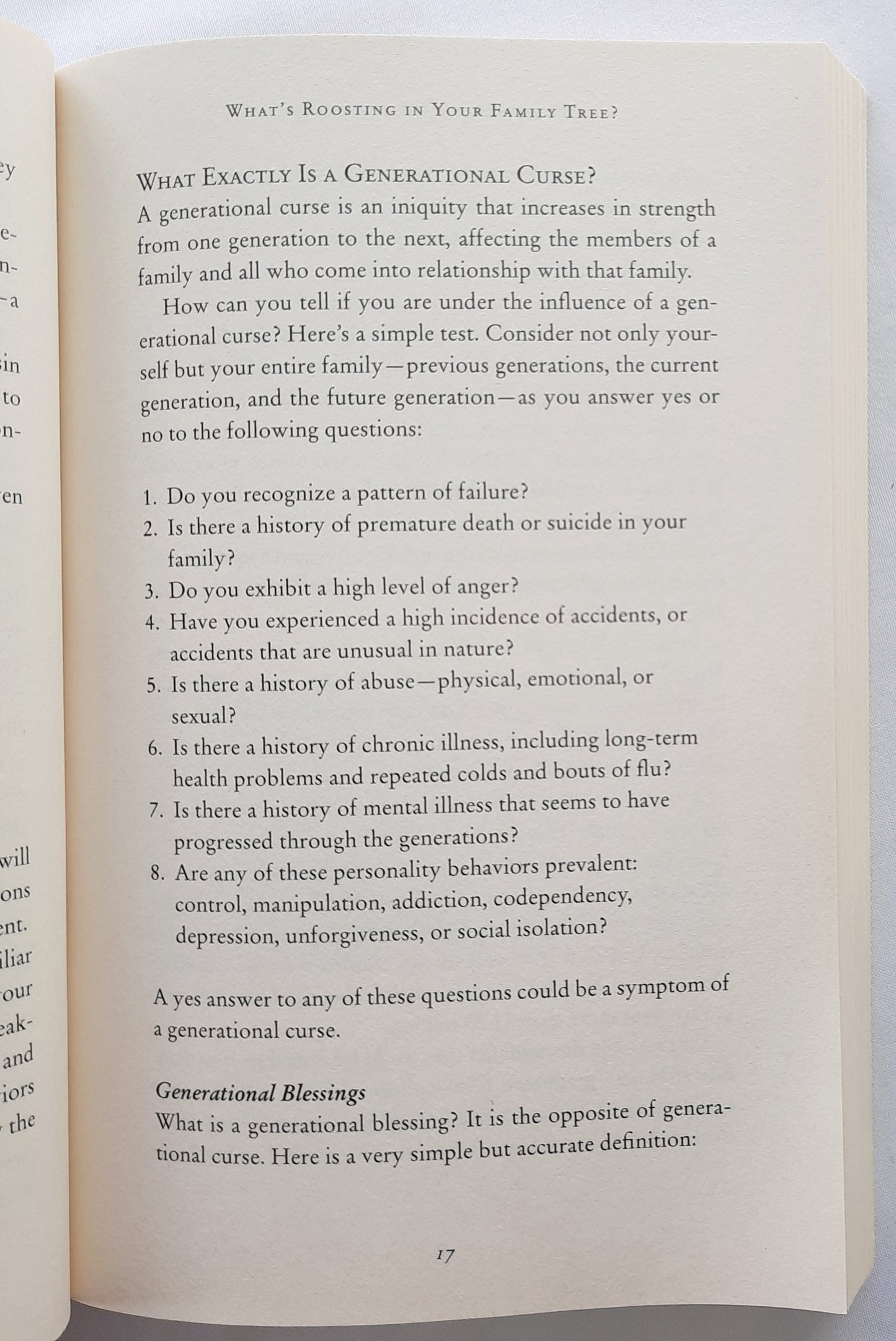 Blessing the Next Generation: Creating a Lasting Family Legacy with the Help of a Loving God by Marilyn Hickey; Sarah Bowling (Very Good, 2008, Pbk, 243 pages, Faith Words)