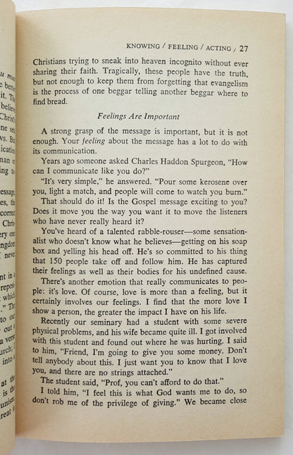 Don't Fake It...Say It with Love by Howard G. Hendricks (Good, 1979, Pbk, 143 pages, Victor Books)