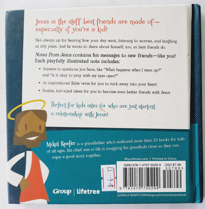 Notes From Jesus by Mikal Keefer (Very good, 2018, HC, 64 pages, Lifetree Group)