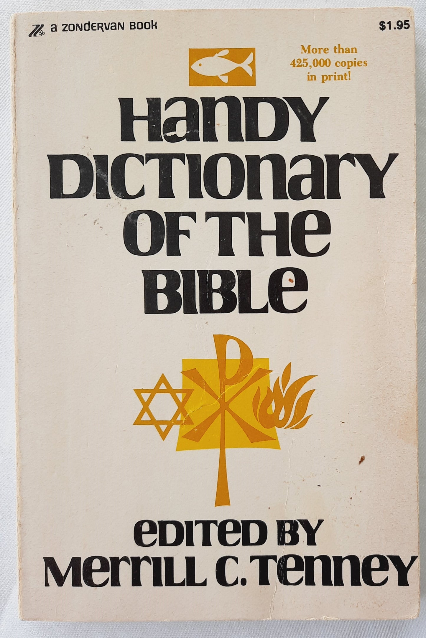 Handy Dictionary of the Bible edited by Merrill C. Tenney (Good, 1978, Pbk, 176 pages, Zondervan)