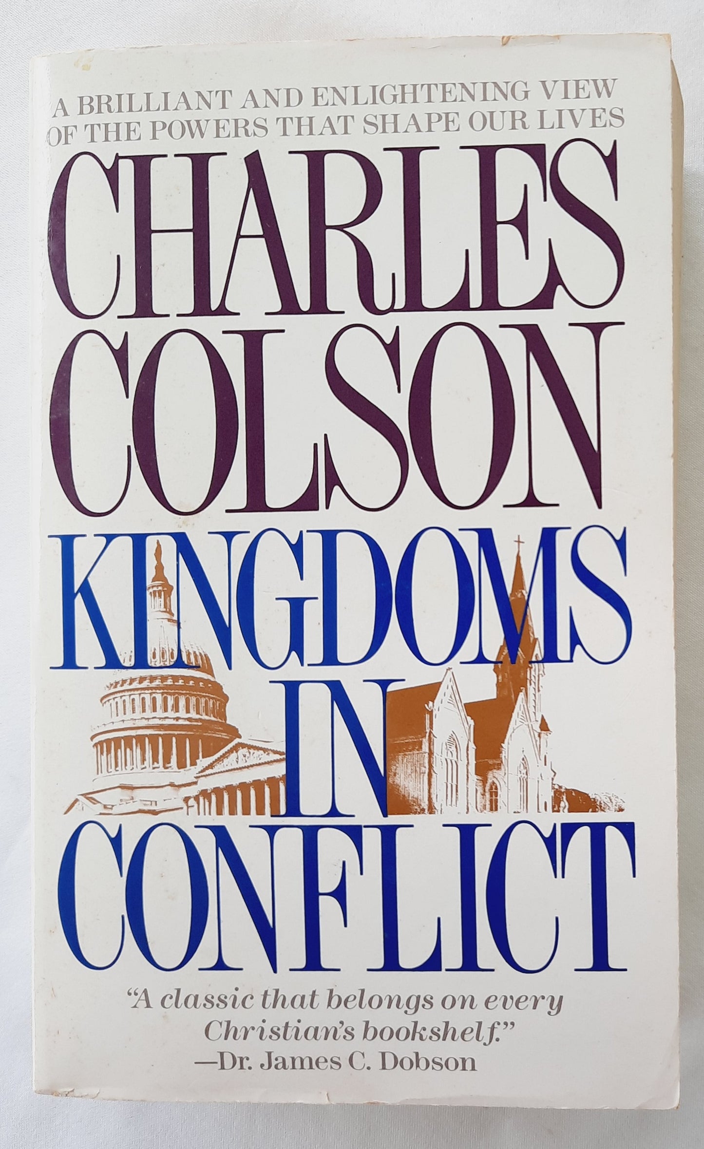 Kingdoms in Conflict by Charles Colson (Good, 1990, Pbk, 623 pages, Harper)