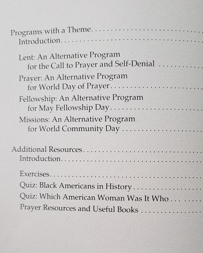 I Said I Would Do It, Now What Do I Do? Programs for Women's Groups by Elaine V. Strawn (Good, 1994, PBk, 126 pages, Abingdon)