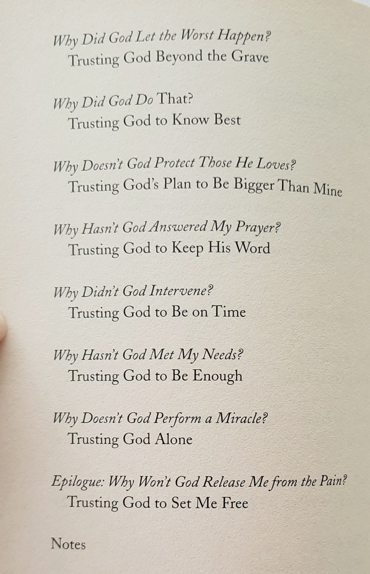 Why? Trusting God When You Don't Understand by Anne Graham Lotz (Very Good, 2004, Pbk, 141 pages, W Publishing)