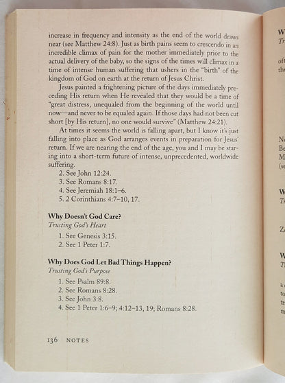 Why? Trusting God When You Don't Understand by Anne Graham Lotz (Very Good, 2004, Pbk, 141 pages, W Publishing)